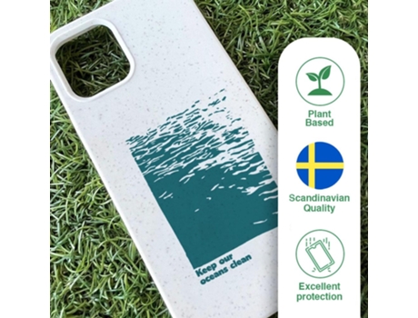 Funda Móvil Oficial Compostable Base para Samsung Galaxy S21 PHONECASES3D Blanco