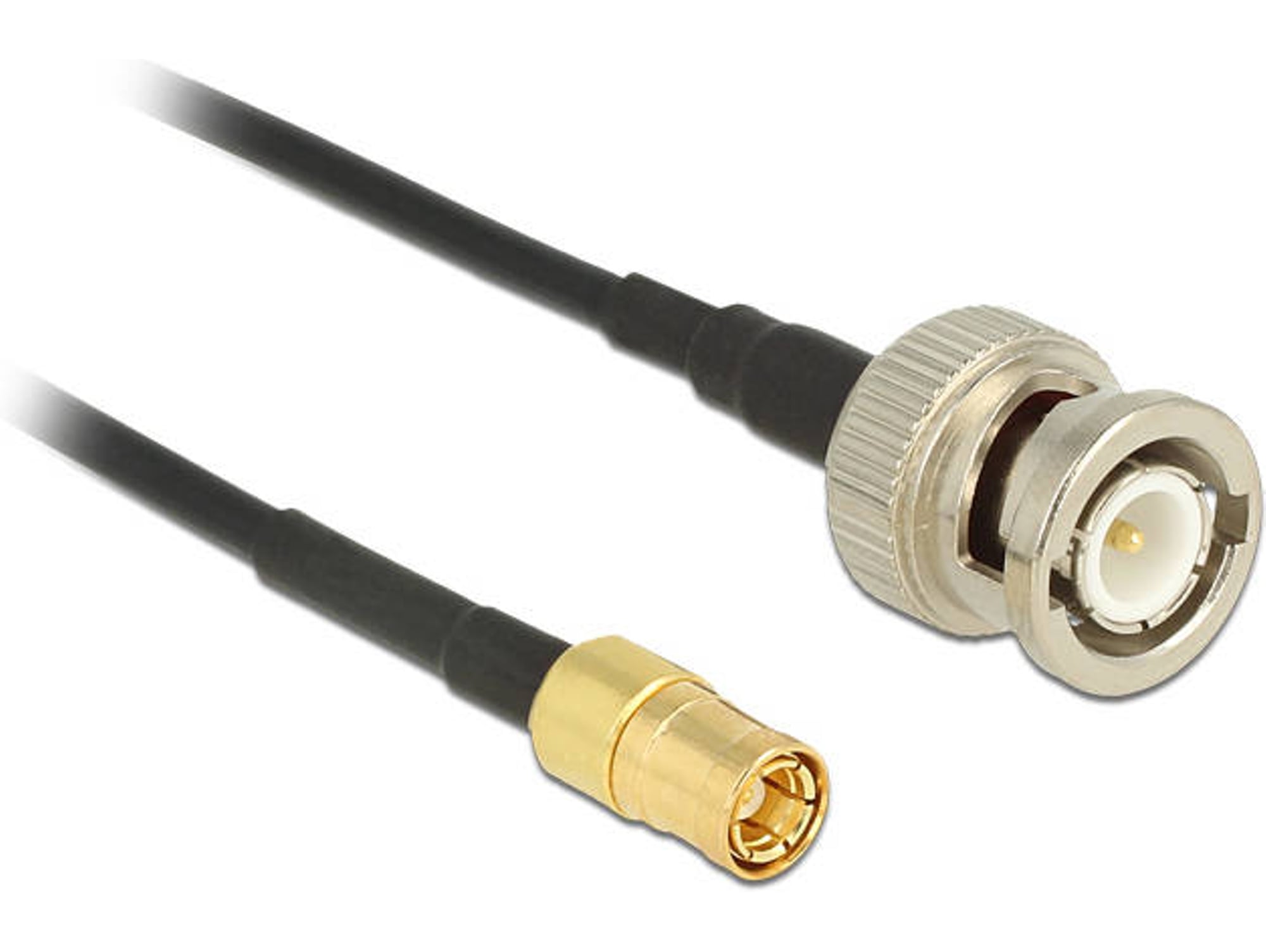 Cable de Antena DELOCK (Coaxial - 2 m - Negro)