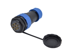 2026-as-conector De Aviación Ip68 Impermeable Sp28 Tuerca Trasera 380v 25a 7 Pines Macho Hembra Soldadura
