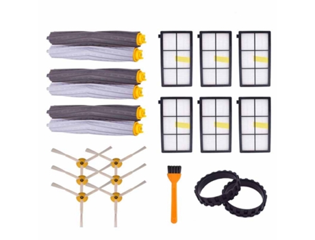 21 piezas de cepillos y filtros Hepa para Irobot Roomba serie 800 800 860 865 866 870 871 880 885 886 890 900 960 966 980