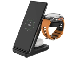 Estación de energía fija para Garmin con carga inalámbrica para hasta 3 dispositivos Negro Fijo