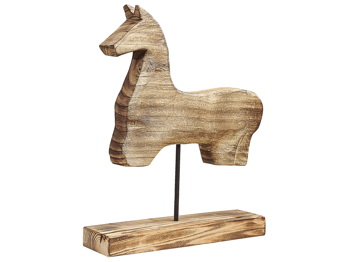 Figura decorativa madera clara COLIMA