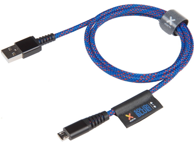 Cable XTORM CS010 (USB - Micro-USB - 1m - Azul)