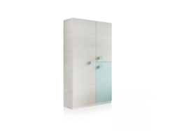 Armario Snuba Blanco Alpes - Verde Acqua 90 x 200 x 52cm cm