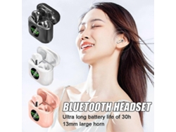 Auriculares inalámbricos Bluetooth 5.3 con pantalla LED Ly Ebike