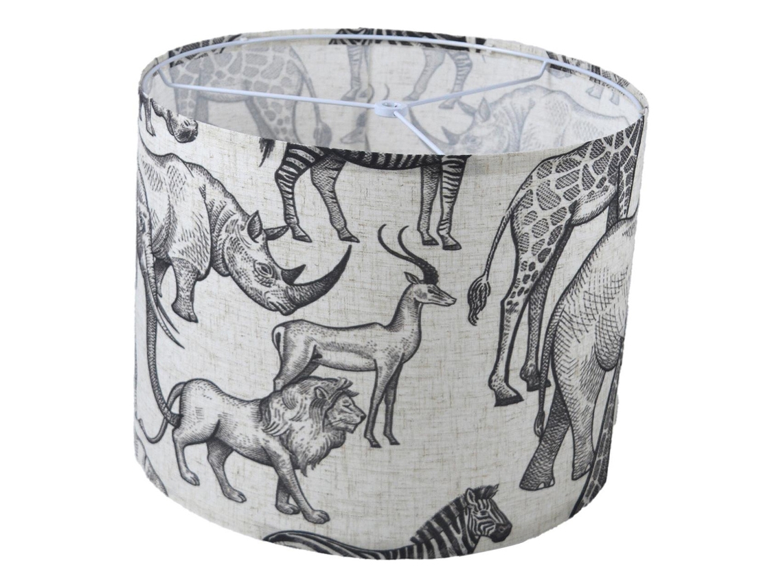 Lámpara colgante en forma de tambor, estilo Dslowmoose