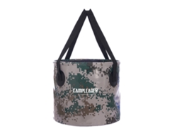 Cubo De Pesca Plegable Campleader De 20 Litros (5,28 Galones) Con Asa, Portátil Para Acampar, Pescar, Hacer Senderismo Y Jardinería.