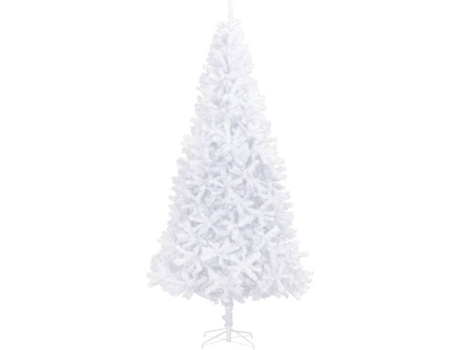vidaXL Árbol de Navidad artificial blanco 300 cm