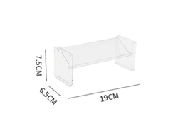 Estantes apilables de plástico para armario de baño, soporte para cosméticos Sta Jortmrd