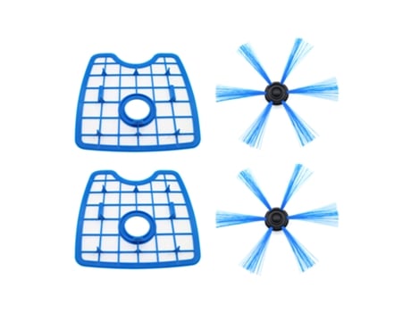 Pantalla de filtro de aspiradora y cepillo redondo para Robot Philips Fc8820 Fc8810 Fc8066, accesorios para Robot de barrido