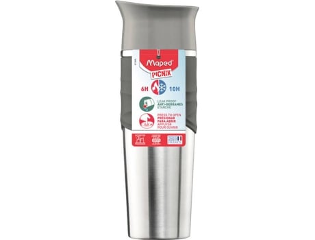 Vaso MAPED PICKNIC Taza Térmica Adulto Concept Gris (320 Ml)