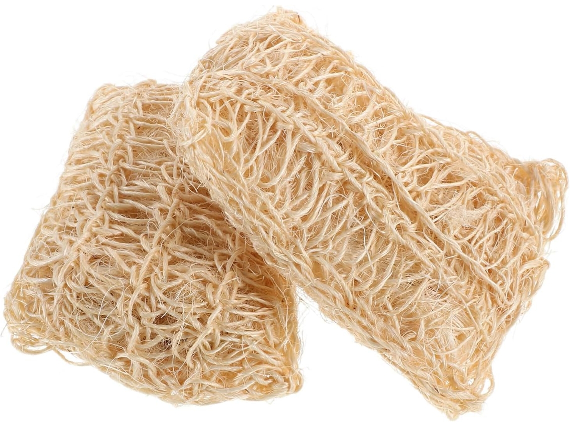 Juego de 2 esponjas de baño naturales, esponja corporal exfoliante suave para limpieza profunda y Gokoco
