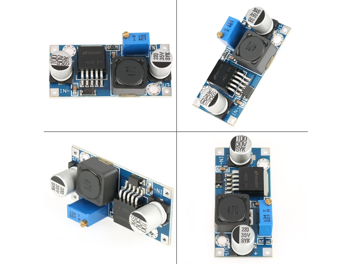 2026as-4pcs Módulo De Fuente De Alimentación Dc-dc Step Down Regulable Voltaje Corriente 3-40v A 1.5-35v