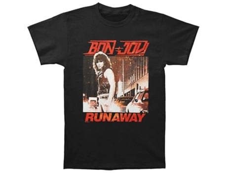 Camiseta ROCKINSTONE Bon Jovi Runaway (L)