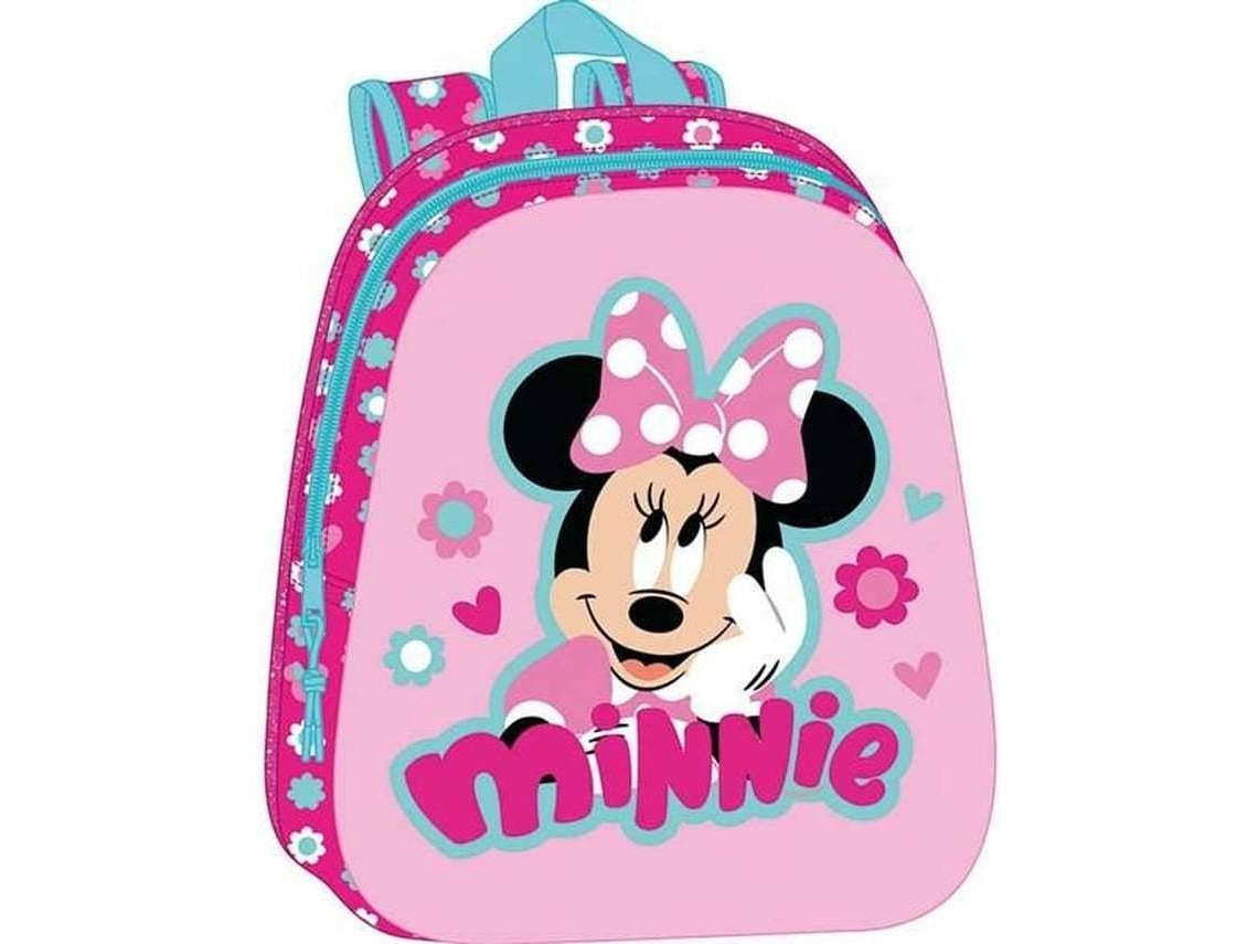Mochila 3D MINNIE Rosa (27 x 33 x 10 cm)