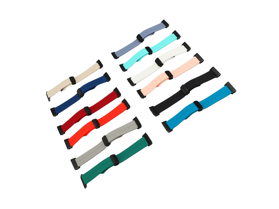 12 Correas De Reloj Magnéticas De Silicona Ajustables Con Herramientas Para Quitarlas