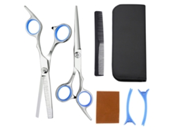 Tijeras profesionales para cortar cabello, tijeras para peluquero, juego de adelgazamiento, corte de cabello familiar, herramienta de peluquero JEDBESETZT