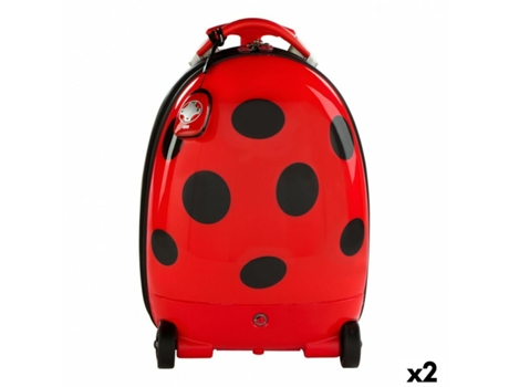 Trolley Infantil Mariquita Control Remoto 2,4 GHz 34 x 48 x 27,5 cm RASTAR