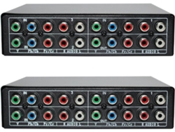 Selector De Interruptor De Componentes Rgb 2x, Cable Av De 5 Vías Ypbpr De 3 Vías Para Ps2, Reproductor De Dvd Y Tv