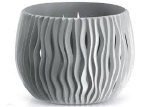 Maceta PROSPERPLAST Sandy Bowl Basic (Gris - 18 x 18 x 13.6 cm)