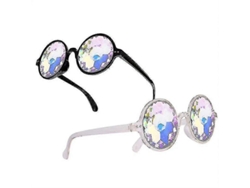 Gafas de sol arcoíris, gafas de sol caleidoscópicas, gafas de sol con prisma refractivo (3 unidades)