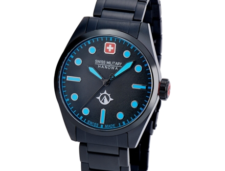 Reloj para Hombre Negro Acero Inoxidable Smwgg2100530 SWISS MILITARY HANOWA