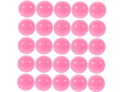 25 Cápsulas Redondas Reutilizables Con Apertura Transparente Para Juegos De Fiesta.