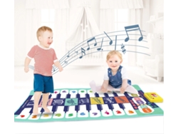 Tapete musical de piano para bebés, juguetes interactivos para padres e hijos, 4958c, 118 x 78 cm, Digitallab