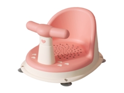 Asiento De Baño Ergonómico Antideslizante Y Ajustable Para Bebés Con Fuertes Ventosas - Rosa Sakura
