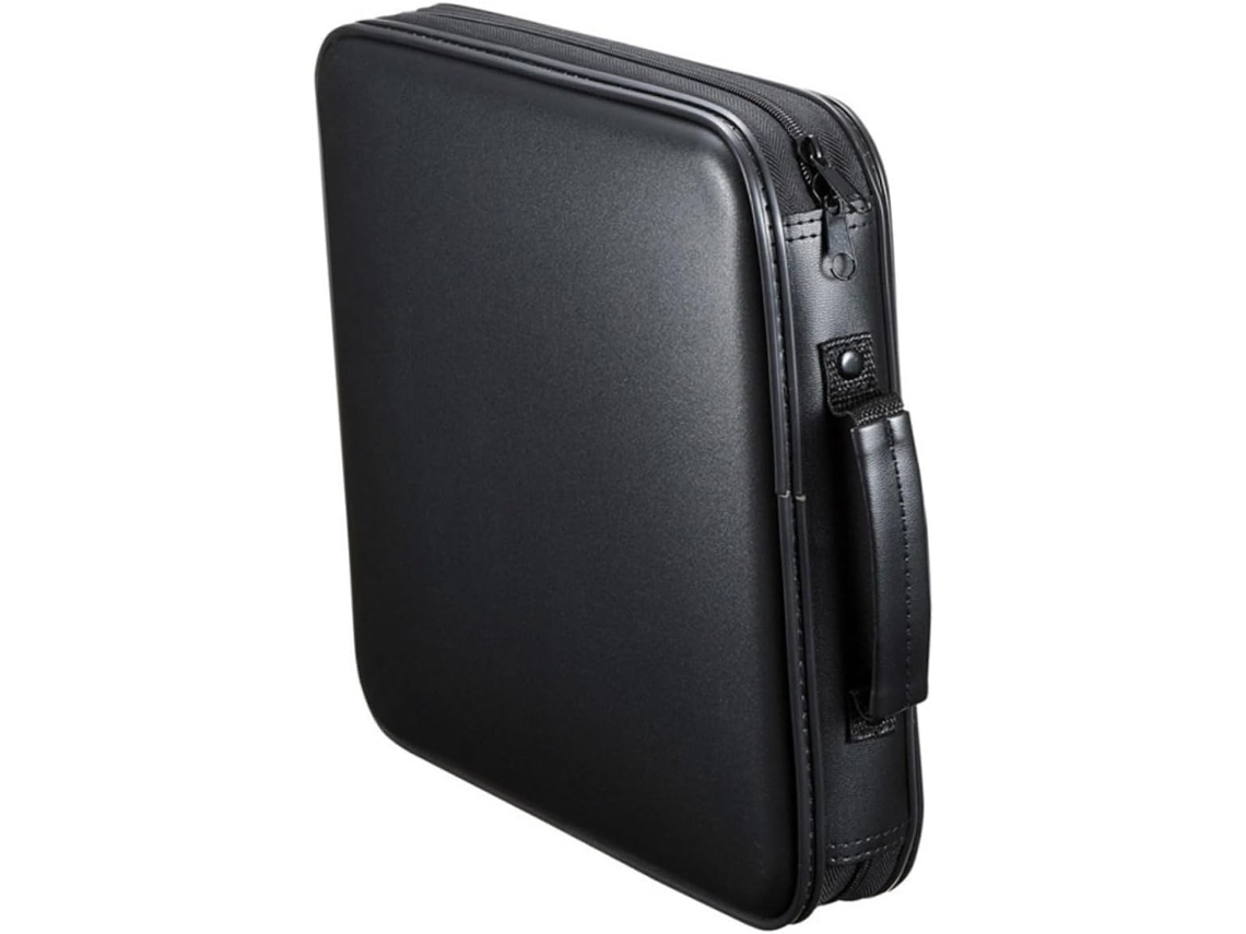 Estuche Para Cd/dvd Con Cremallera Y Asa Portátil Para Mayor Protección.