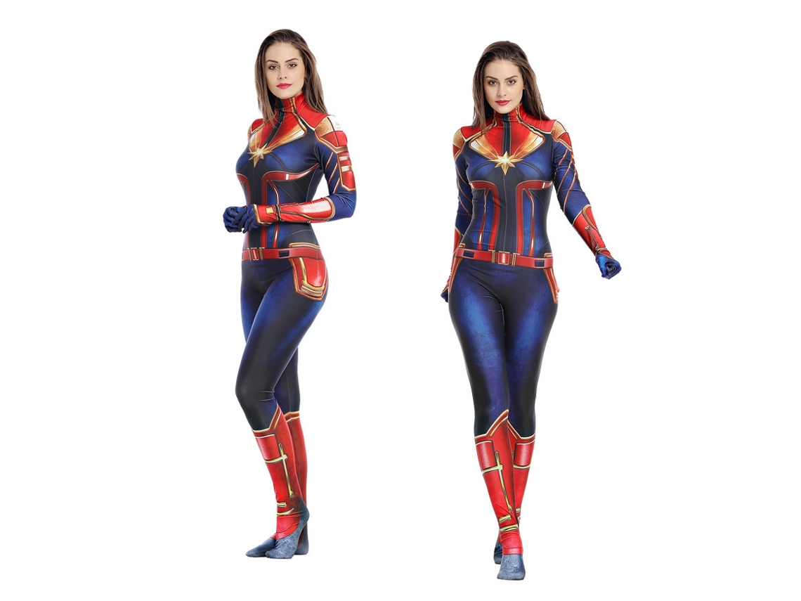 Disfraz de Capitán Marvel de los héroes de Marvel M
