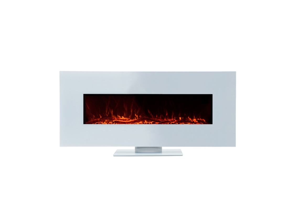 Chimenea eléctrica KEKAI Alaska 1600 W (128 x 26 x 61 cm - 2 Niveles)
