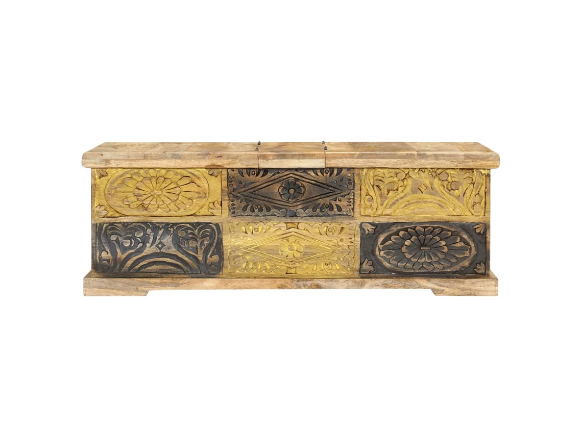 Maison Exclusive - Mesa De Centro Madera Maciza De Mango 100x50x35 Cm