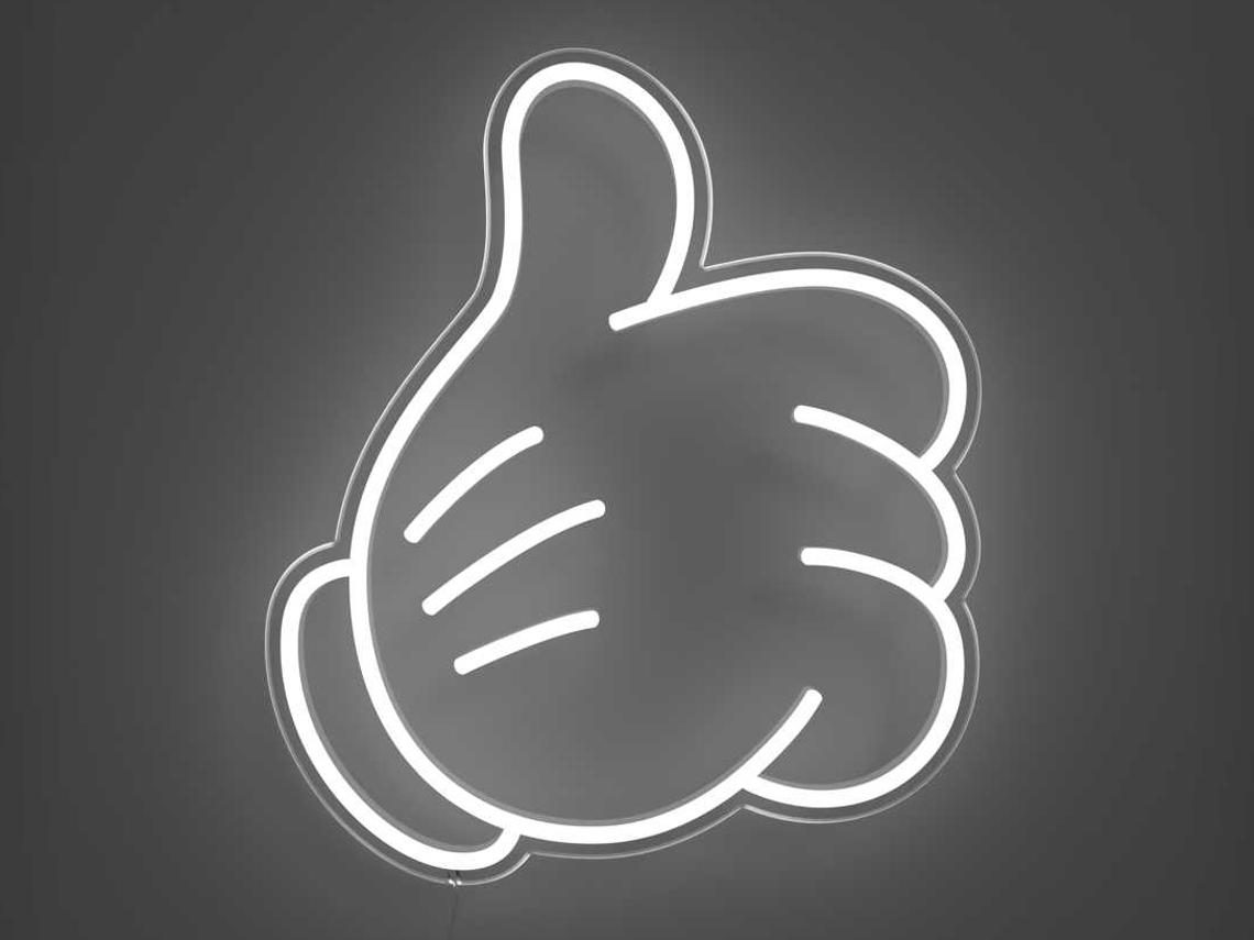 PAINEL YELLOWPOP DISNEY GLOVE THUMB UP S