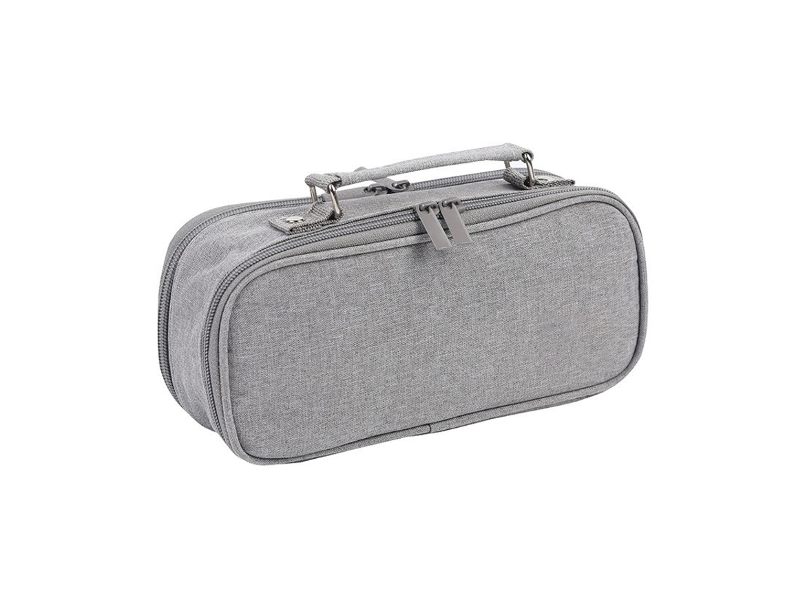 Estuche Multifuncional Multicapa De Gran Capacidad Para Estudiantes De Secundaria Gris SIURN