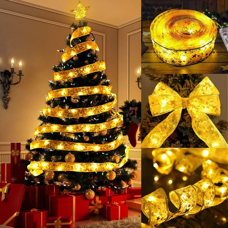 Guirnalda de luces navideñas de 4 m y 40 luces de Ledvayotoy