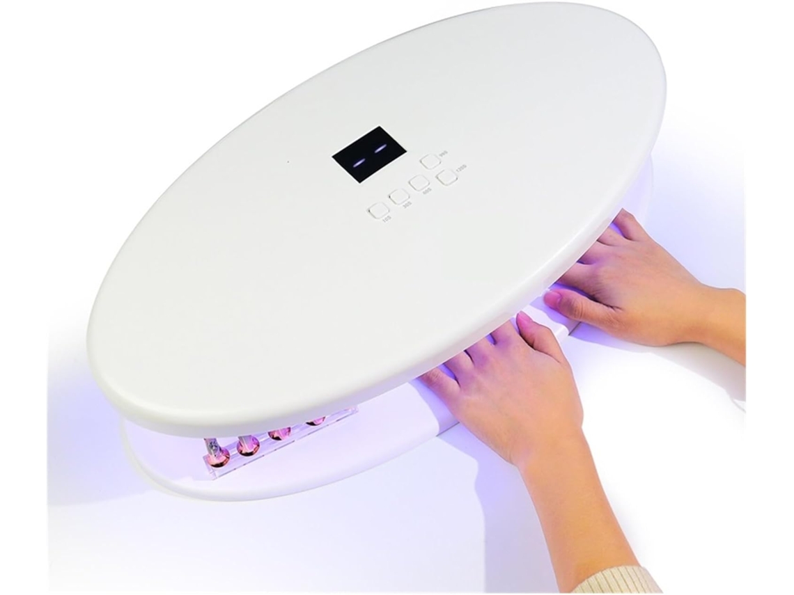 Lámpara De Uñas Uv Led 96 Máquina Secadora De Uñas De Alta Potencia Pantalla Lcd Sensor Inteligente Con