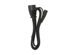 Cabo Adaptador De Energia Iec320 C14 Para C7 Macho-fêmea 2m Para Monitor Lcd Impressora Câmera Digital
