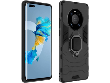 Carcasa Huawei Mate 40 Pro/Mate 40 Pro Plus AVIZAR Anillo Negro
