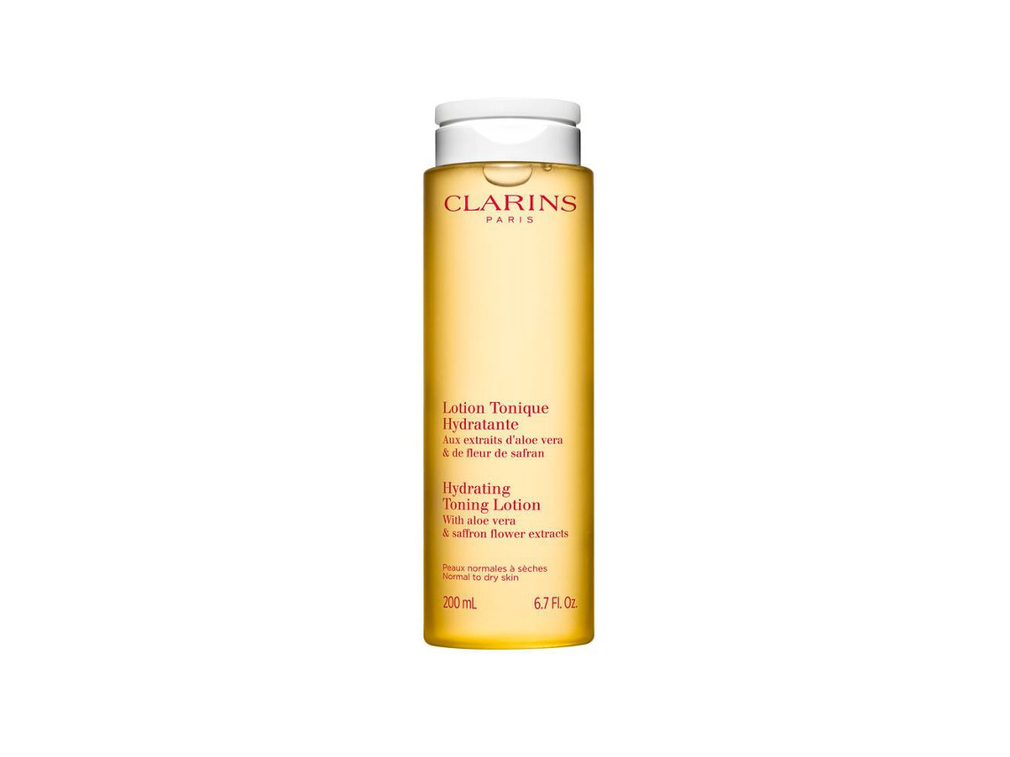 Loción tónica hidratante Clarins para pieles normales a secas 200 ml
