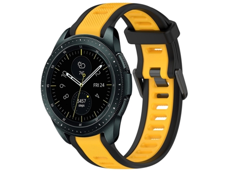 Correa Smartwatch Para Samsung Galaxy Watch 42Mm Amarillo Negro VENISYMLIS