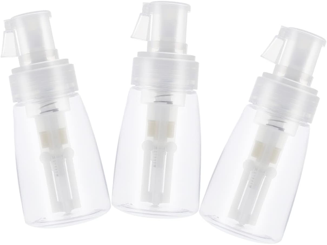 Juego De 3 Frascos Vacíos De Spray Para Polvos, Set De Viaje, Recargables.