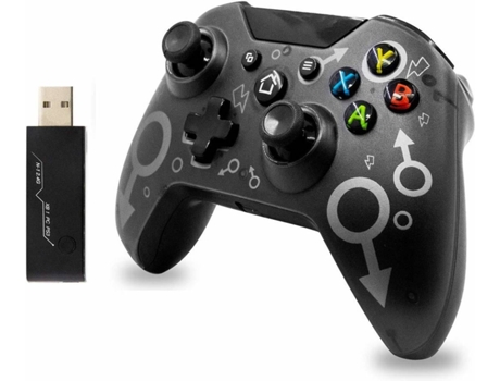 Mando Multiplataforma CHRONUS N11206W1 Negro (Inalámbrico)