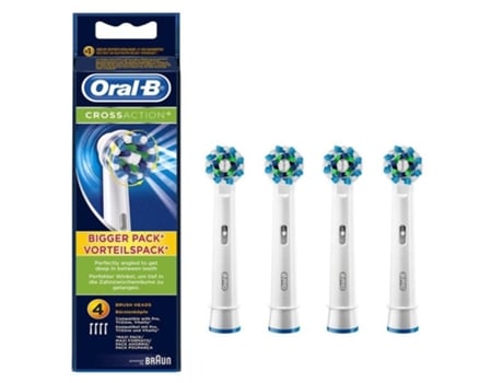 Cabezal de Recambio BRAUN para Cepillo BRAUN Oral-B Pro Cross Action/ Pack 4 Uds