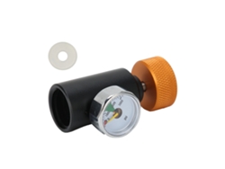 Adaptador De Llenado De Co2 Con Manómetro De 3000 Psi Para Piezas De Máquinas De Refrescos, Conexión Segura.