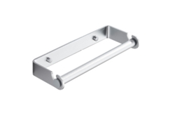Portarrollos de papel higiénico de 27 cm, acero inoxidable, montaje en pared, para cocina, baño, dormitorio Gigikill (plateado)
