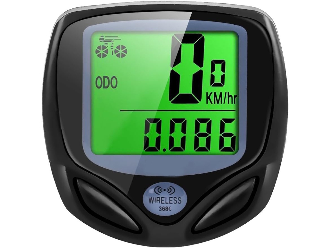 Velocímetro Y Odómetro Inalámbrico E Impermeable Para Bicicleta Con Pantalla Lcd (negro)
