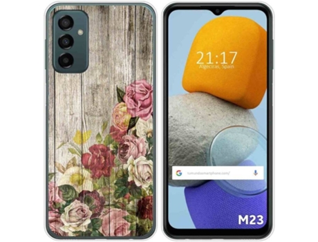 Carcasa para Samsung Galaxy M23 5G TUMUNDOSMARTPHONE Dibujos Madera 08 Multicolor