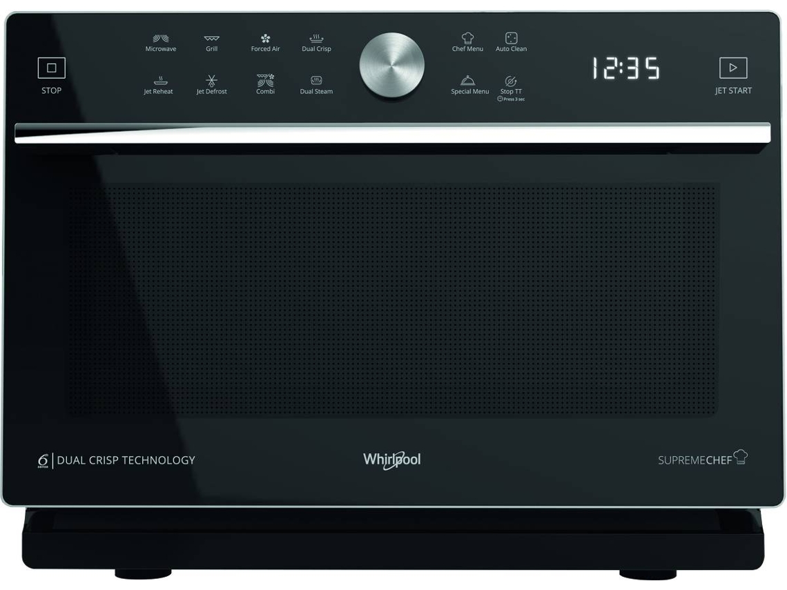 Microondas WHIRLPOOL MWP 339 SB (24 L - Con Horno y Grill - Negro)