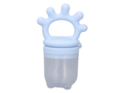 Biberón De Silicona Flexible Para Bebés, Juguete De Alimentación Con Frutas Y Verduras Para Recién Nacidos, Color Azul Claro